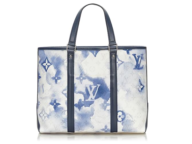 LOUIS VUITTON Handbags Other Blue Cloth  ref.1259330