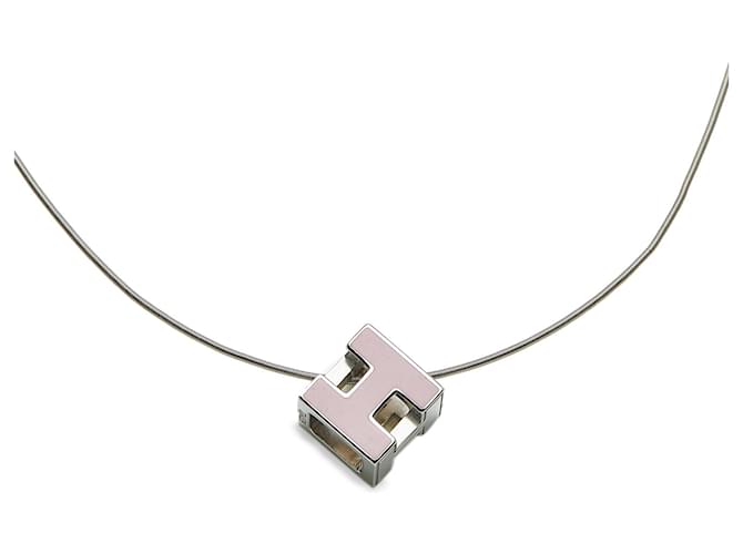 Hermès HERMES Necklaces Silvery Metal  ref.1259364