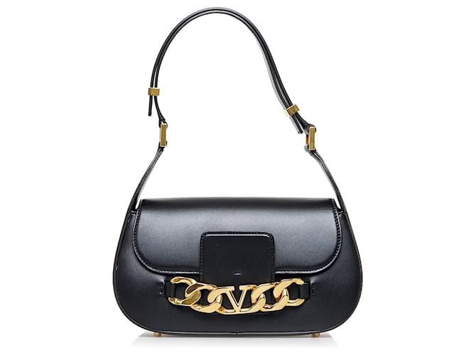 VALENTINO GARAVANI Handbags Black Leather  ref.1259371