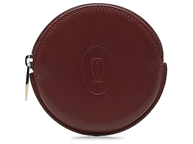 CARTIER Clutch bags other Red Leather  ref.1259378