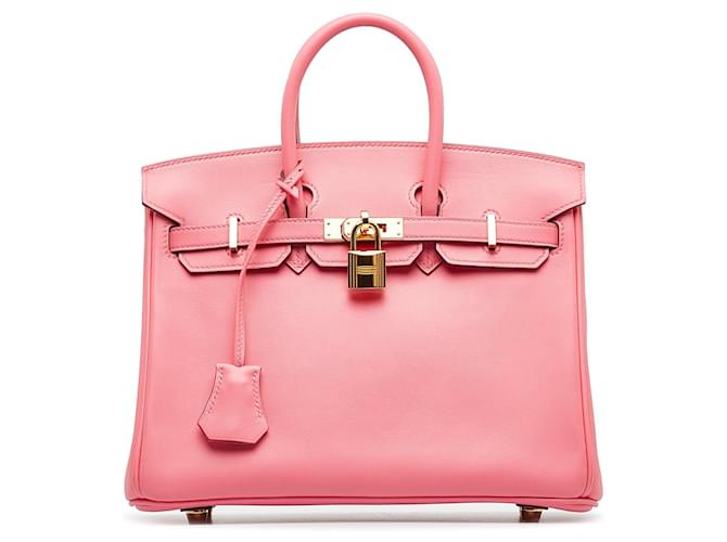 Hermès HERMES Handbags Birkin 25 Pink Leather  ref.1259425