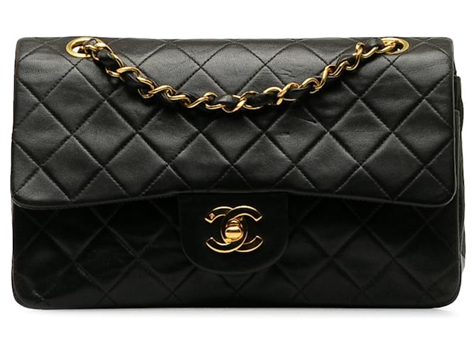 CHANEL Handbags Timeless/classique Black Leather  ref.1259430