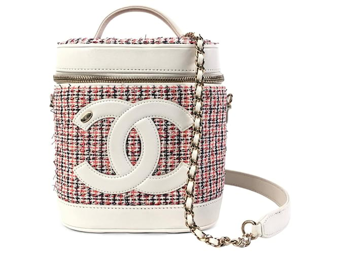 Vanity CHANEL Handbags Other White Leather  ref.1259434