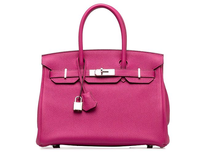 Birkin Hermès Borse HERMES Rosa Pelle