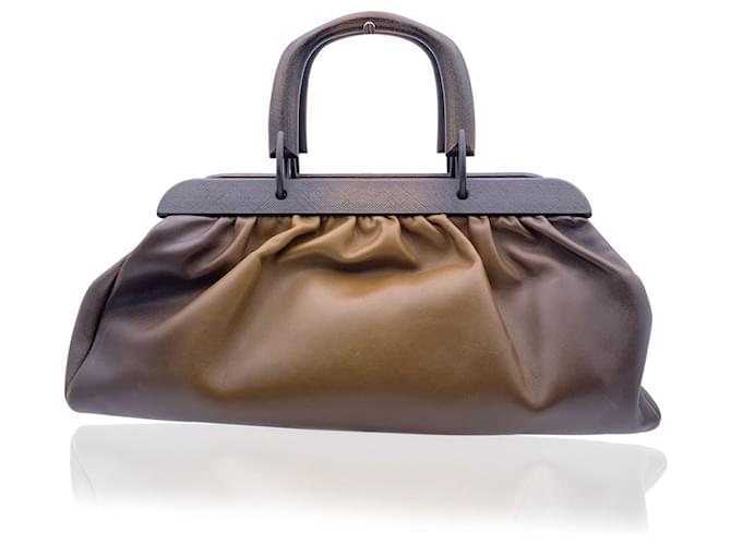Gucci Handbag Brown Leather  ref.1259467