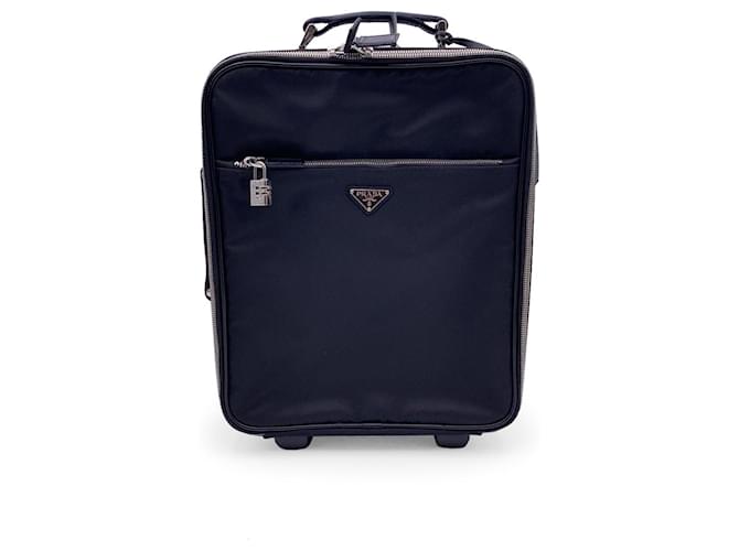 Prada Luggage Black Cloth  ref.1259530