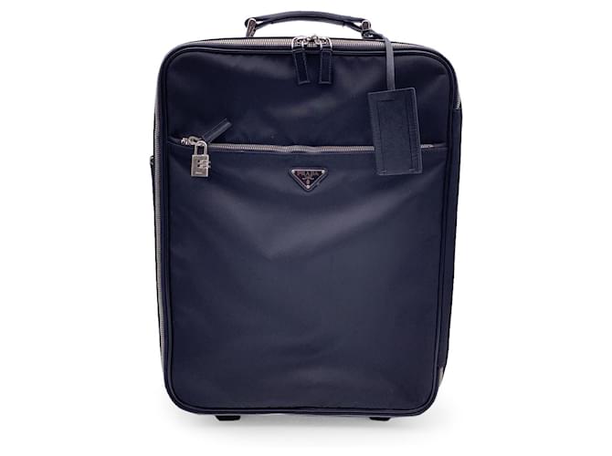 Prada Luggage Black Cloth  ref.1259537