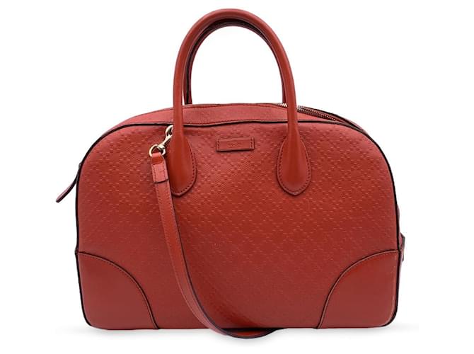 Gucci Handbag Diamante Bright Red Leather  ref.1259554