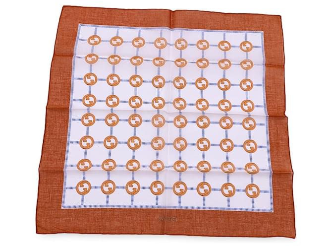 gucci scarf Orange Cotton  ref.1259587