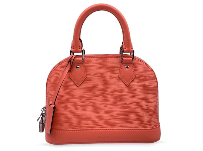 Louis Vuitton Handbag Alma BB Pink Leather  ref.1259591