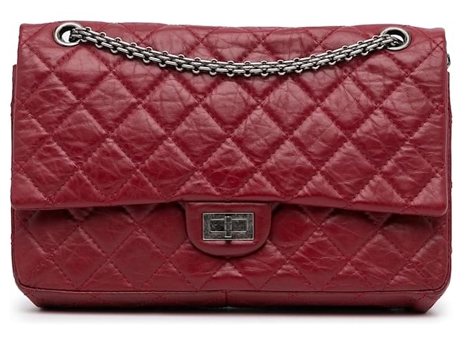 CHANEL Handbags Timeless/classique Red Leather  ref.1259620