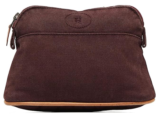 Hermès HERMES Clutch bags OTHER Brown Leather  ref.1259645