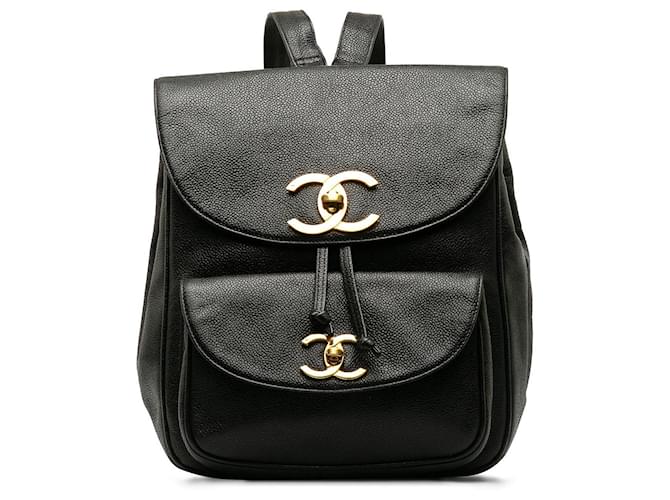 CHANEL Backpacks Other Black Leather  ref.1259649