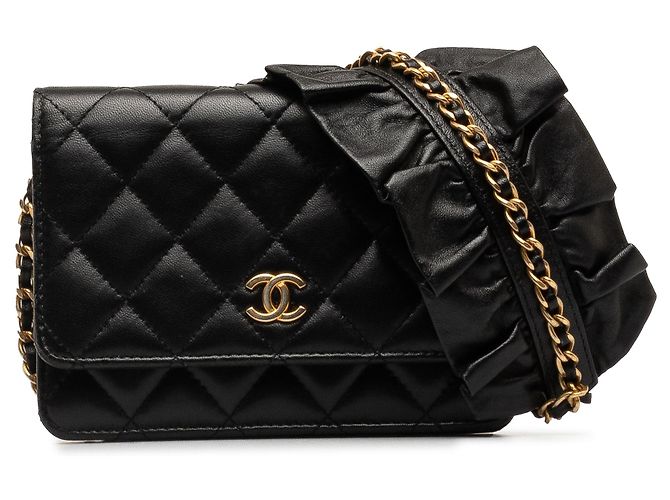 CHANEL Handbags Wallet On Chain Timeless/classique Black