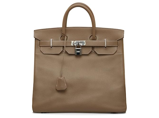 Hermès HERMES Handbags Birkin 40 Brown Leather  ref.1259666