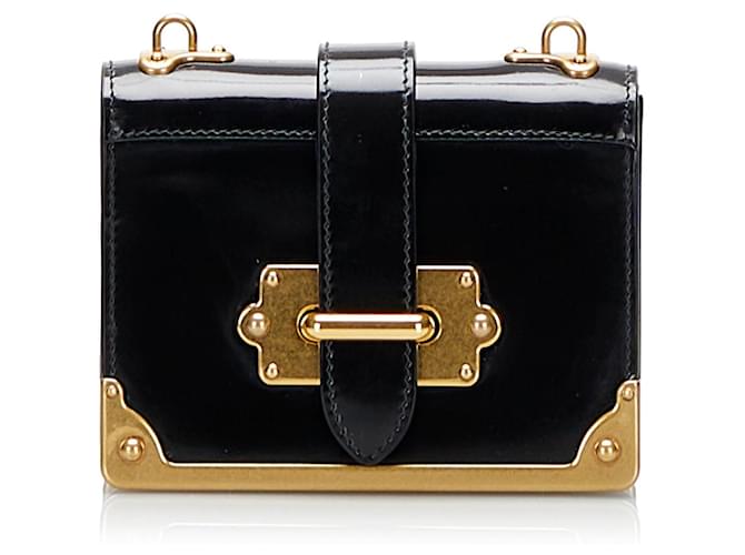 Cahier PRADA Handbags Other Black Leather  ref.1259681