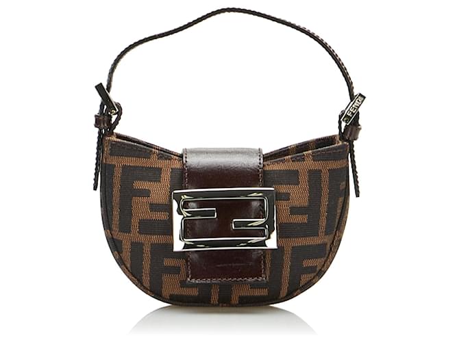FENDI Clutch bags Other Brown Leather  ref.1259684