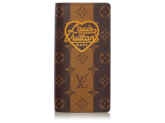 Brazza Louis Vuitton Wallets Brown Leather  ref.1259691
