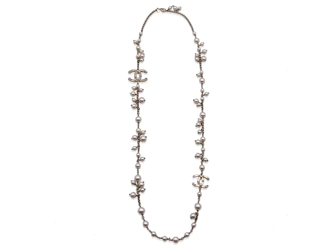 Chanel necklace Golden Metal  ref.1259803