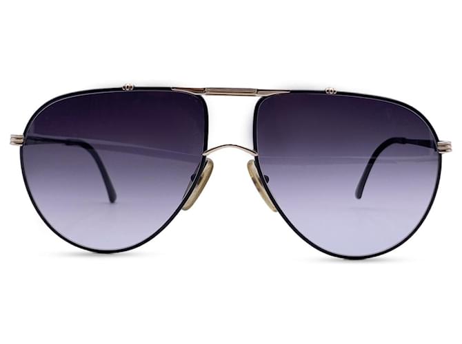 Christian Dior Sonnenbrille Schwarz Metall  ref.1259809