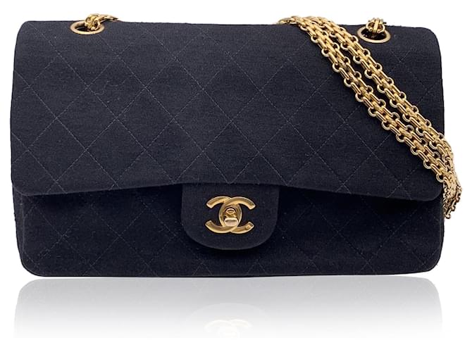 Chanel Shoulder Bag Vintage 2.55 Black Cloth  ref.1259811