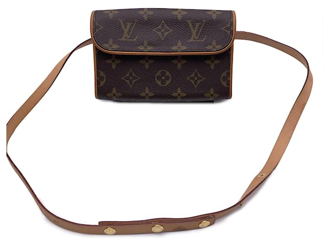 Louis Vuitton Shoulder Bag Florentine Brown Cloth  ref.1259826