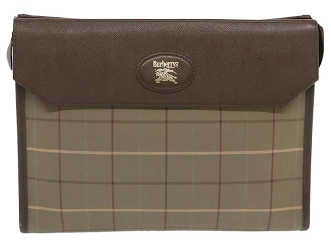 Burberry Plaid Brown Cloth  ref.1259881