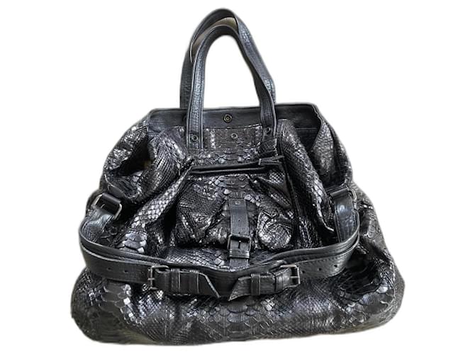 Jerome Dreyfuss Bolsa Billy L em Python Preto