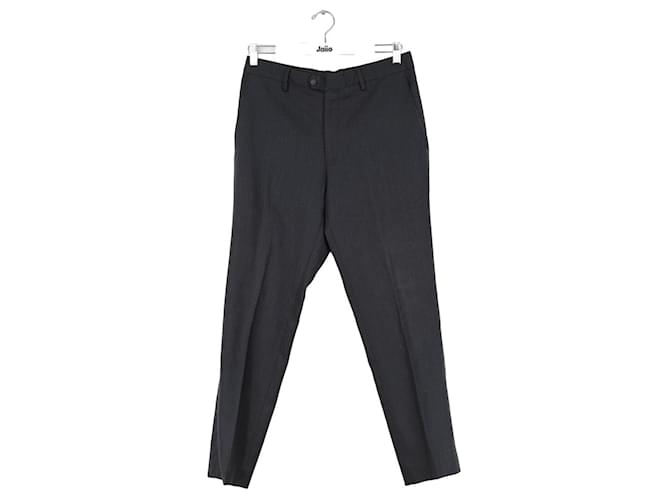 Saint Laurent pantalones de lana Negro  ref.1259915