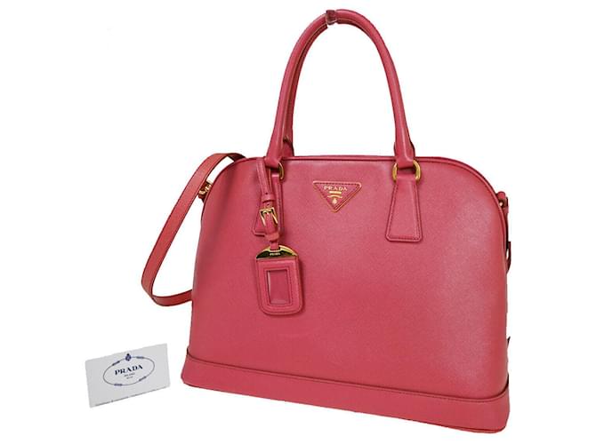 Prada Saffiano Pink Leather  ref.1259991