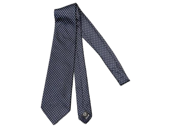 Valentino Cravatte Blu Seta  ref.1260016