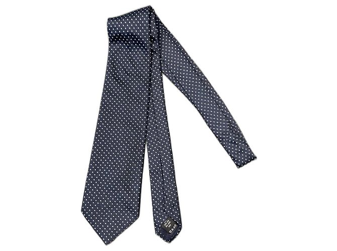 Valentino Blue Silk Tie