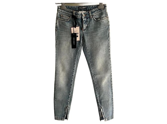 Vaqueros skinny Dolce & Gabbana Pretty azul claro algodón