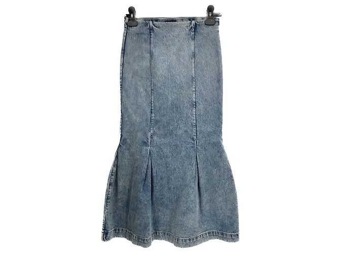 Gonne Khaite T.US 26 Cotone Blu