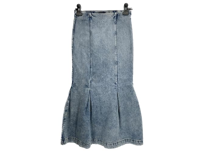 KHAITE  Skirts T.US 26 cotton Blue  ref.1260084