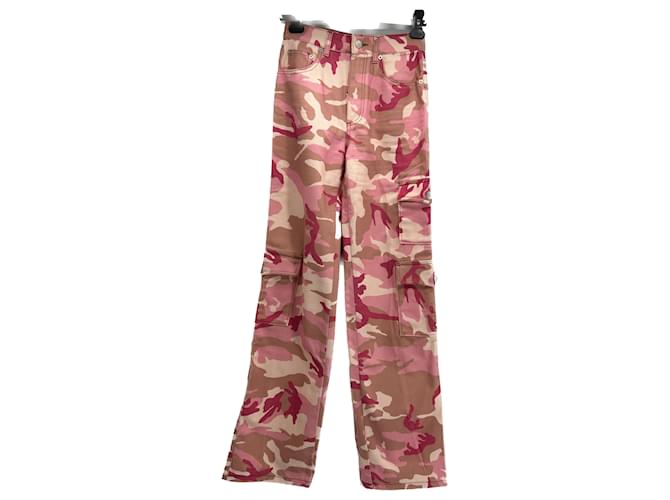 ALESSANDRA RICH  Trousers T.International S Cotton Pink  ref.1260086