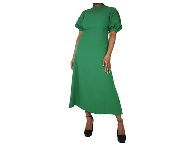 Autre Marque Green halterneck crepe dress - size  ref.1260127