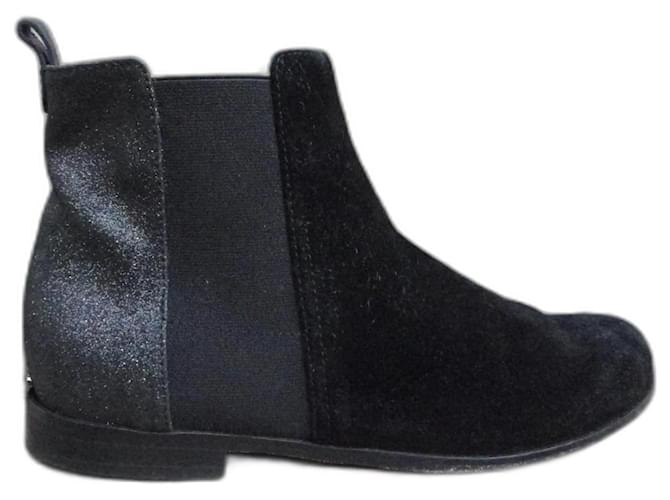 Dior Ankle Boots Black Deerskin  ref.1260151