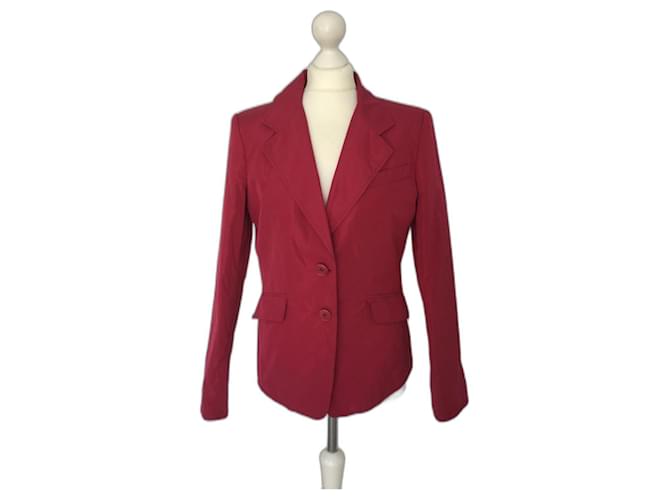 Etro Blazer jacket Red Polyester  ref.1260301