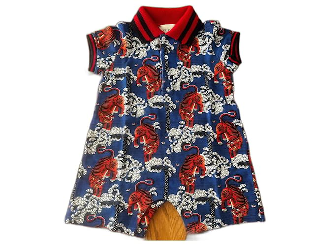 Gucci Baby-Overall Mehrfarben Baumwolle  ref.1260423