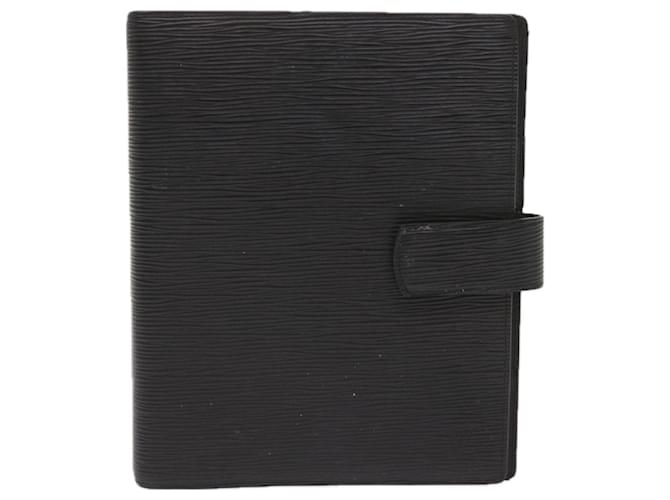 Louis Vuitton Agenda Cover Black Leather  ref.1260460