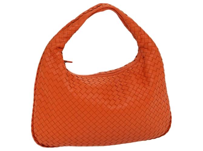 Autre Marque BOTTEGA VENETA INTRECCIATO Hobo Shoulder Bag Leather Orange Auth 67080  ref.1260484