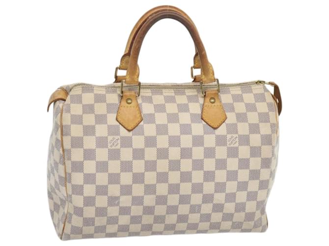 Louis Vuitton Damier Azur Speedy 30 Hand Bag N41533 LV Auth ki4106  ref.1260500