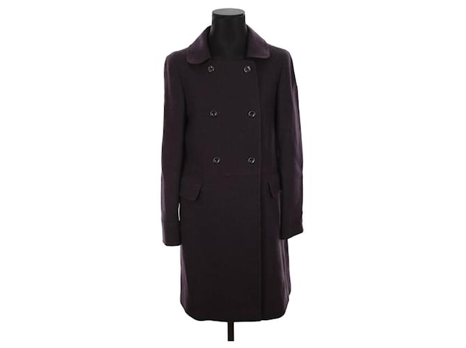 Miu Miu Wool coat Purple  ref.1260542