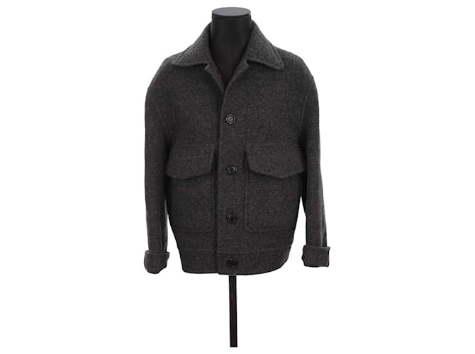 Ami Wool jacket Grey  ref.1260551