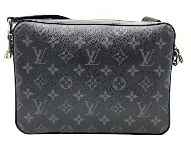Louis Vuitton Besace Negro Lienzo  ref.1260567