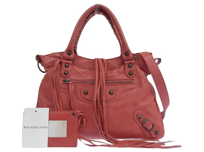 Balenciaga Town Red Leather  ref.1260639