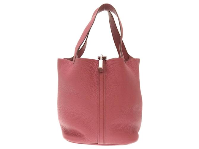 Hermès Picotin Pink Leder  ref.1260677