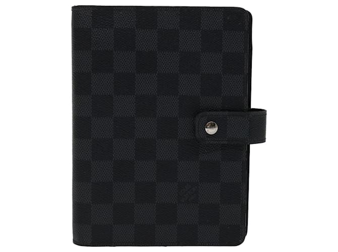 Louis Vuitton Agenda MM Black Cloth  ref.1260785