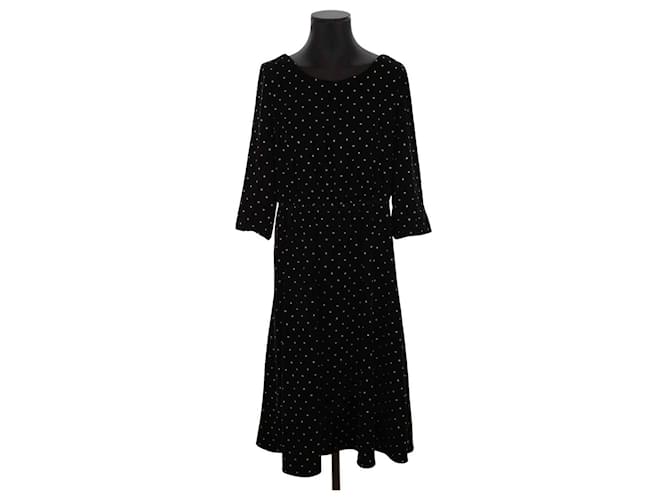 SéZane Black dress Polyester  ref.1260814